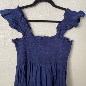 Hill House Navy Nap Dress Maxi S